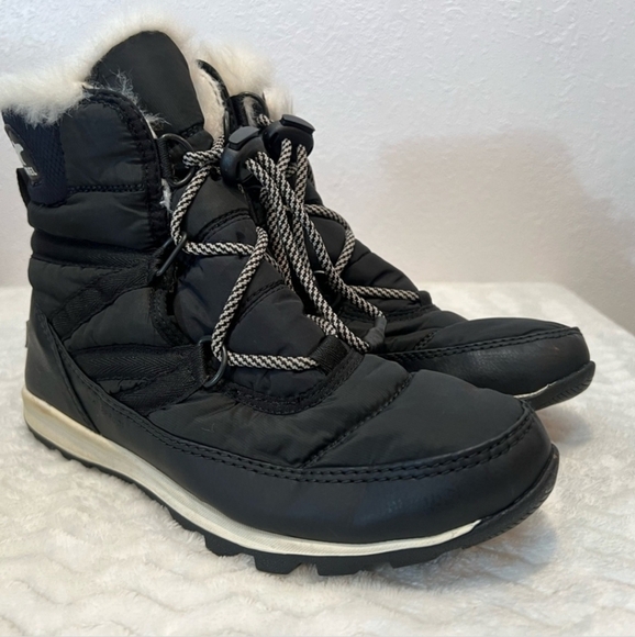 Sorel Whitney II Short Lace Faux Fur Lined Snow Boot Women's Size 5 - Picture 7 of 10